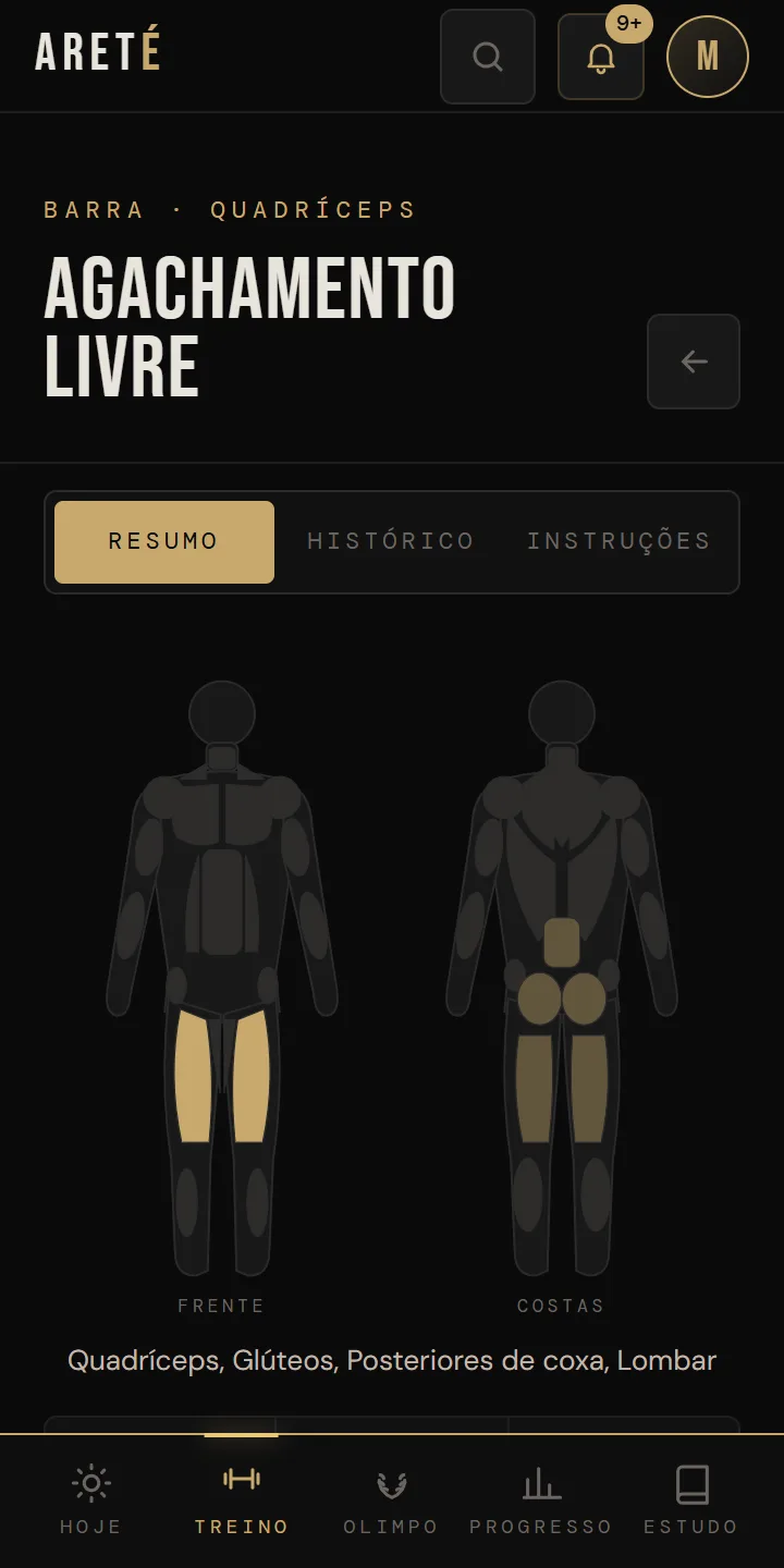 Tela do exercício